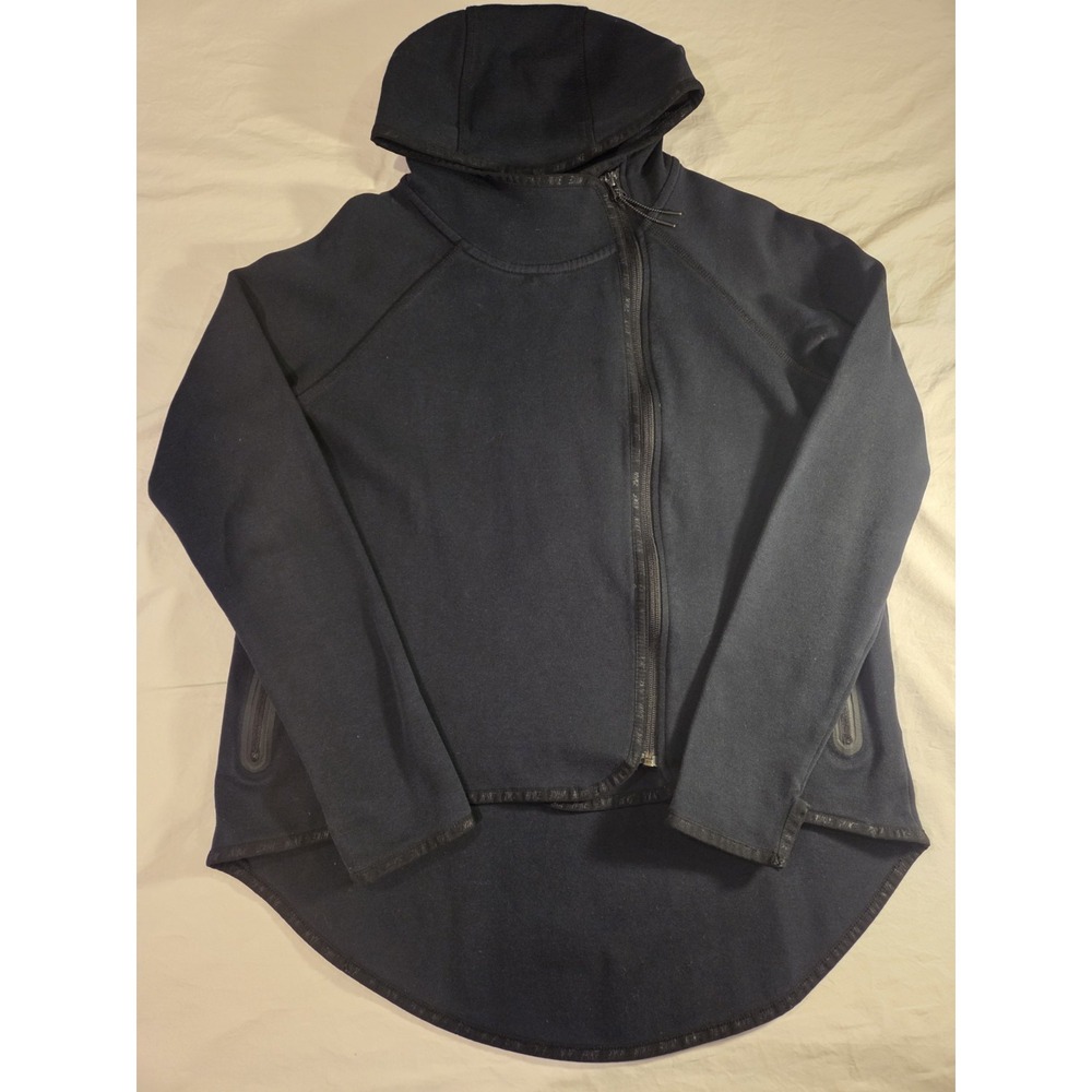 Nike Tech Fleece Full Zip Cape Hoodie Active Cybergoth, Women's‎ Size S, Black - Picture 7 of 12